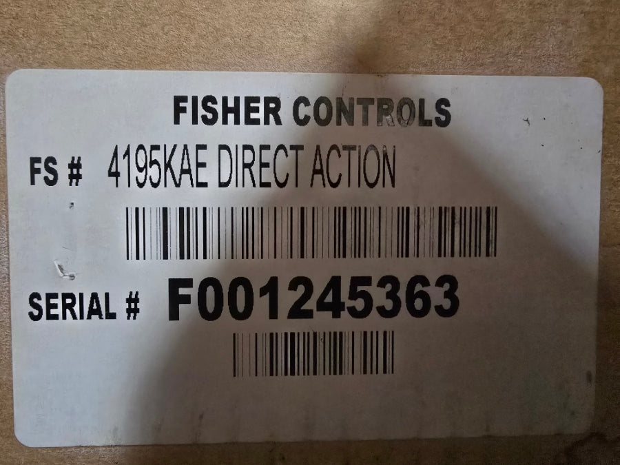 FISHER CONTROLS 4195KAE 3-15PSI NSMP