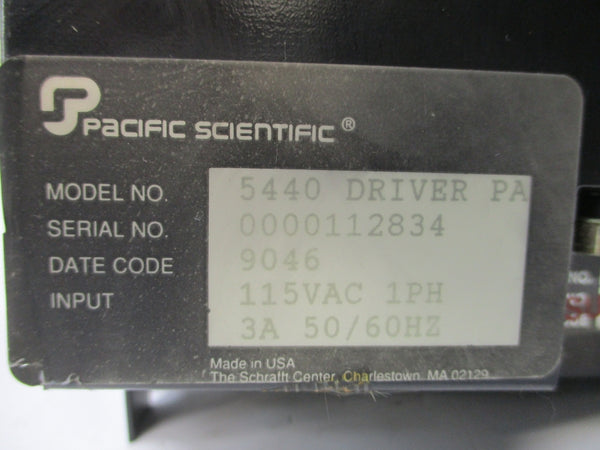 PACIFIC SCIENTIFIC 5440 115VAC 3A UNMP
