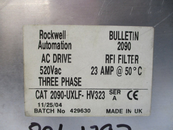 ROCKWELL AUTOMATION 2090-UXLF-HV323 SER. A 520VAC 23A UNMP