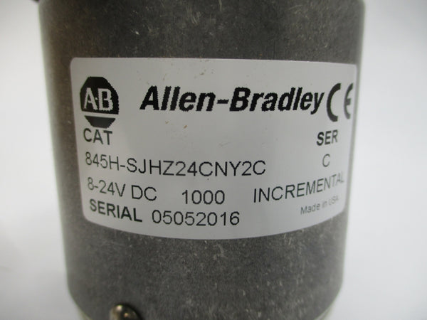 ALLEN BRADLEY 845H-SJHZ24CNY2C SER. C 5-24VDC (BR/WH) NSMP