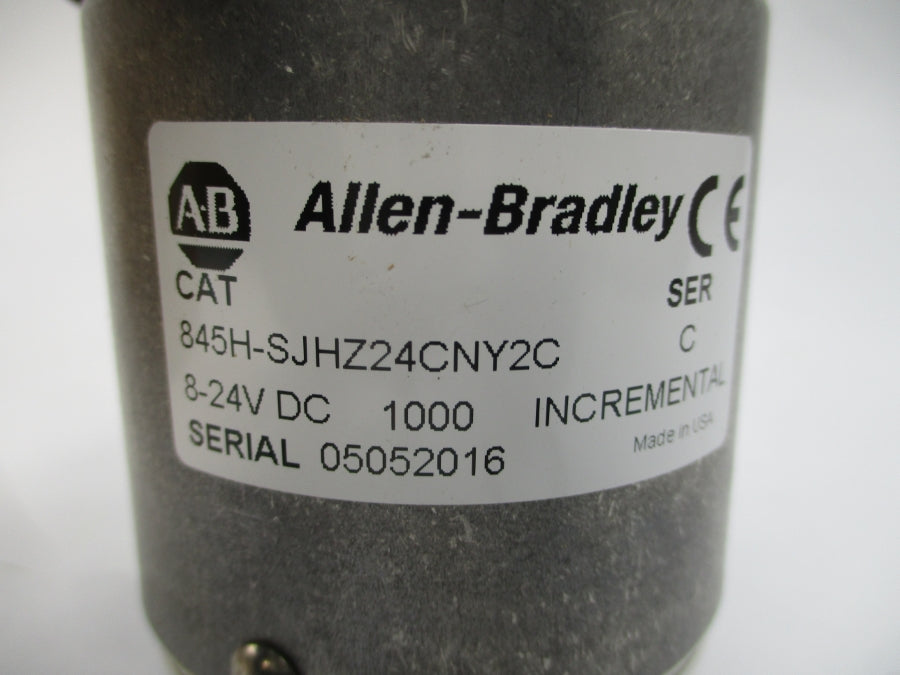 ALLEN BRADLEY 845H-SJHZ24CNY2C SER. C 5-24VDC (BR/WH) NSMP