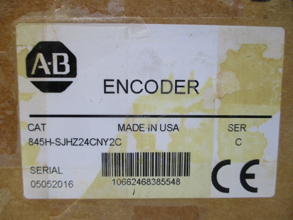 ALLEN BRADLEY 845H-SJHZ24CNY2C SER. C 5-24VDC (BR/WH) NSMP