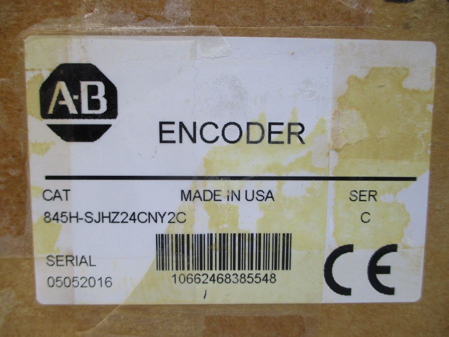ALLEN BRADLEY 845H-SJHZ24CNY2C SER. C 5-24VDC (BR/WH) NSMP