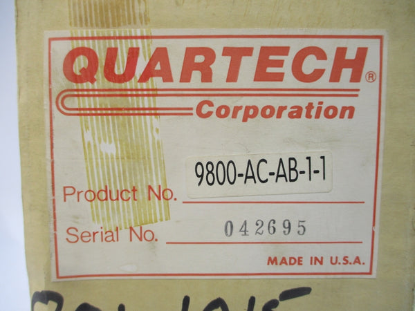 QUARTECH 9800-AC-AB-1-1 115/230VAC NSMP