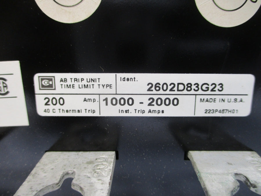 CUTLER HAMMER HKA3200T 2602D83G23 200A NSMP