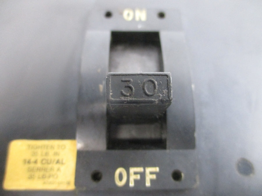SQUARE D FAL36030 600VAC 30A (BLACK) UNMP