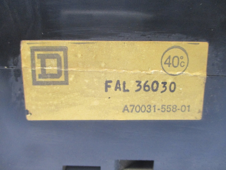 SQUARE D FAL36030 600VAC 30A (BLACK) UNMP