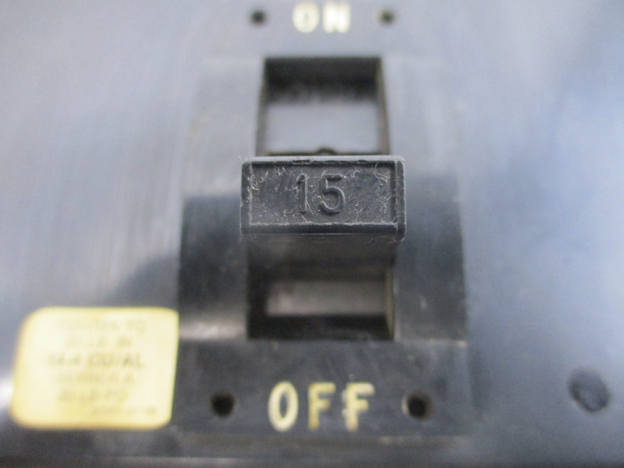SQUARE D FAB36015 600VAC 15A (BLACK) UNMP