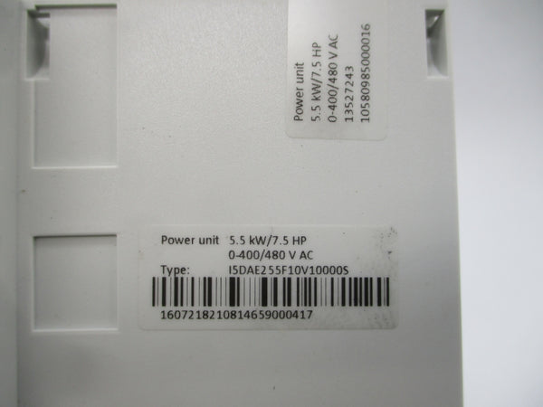 LENZE I5DAE255F10V10000S 400/480VAC 17.2/14.3A NSMP