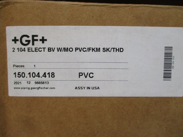 GEORG FISCHER 150.104.418 110VAC 232PSI 2" NSMP