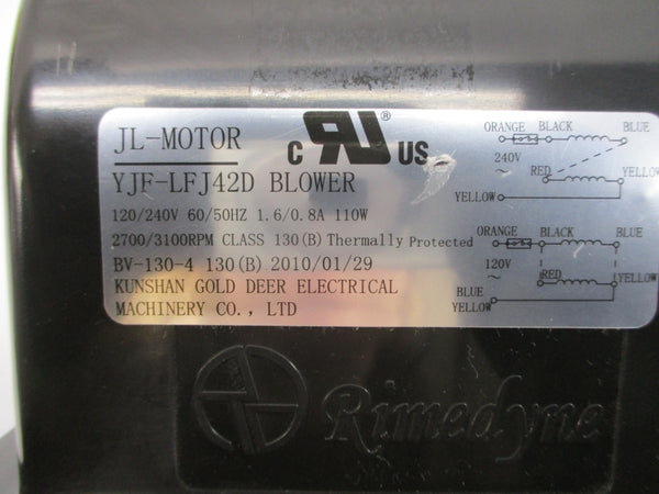 KUNSHAN YJF-LFJ42D 120/240V 1.6/0.8A NSNP
