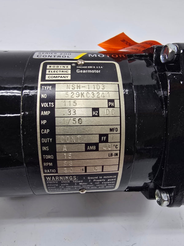 BODINE NSH-11D3 115V .33A NSNP