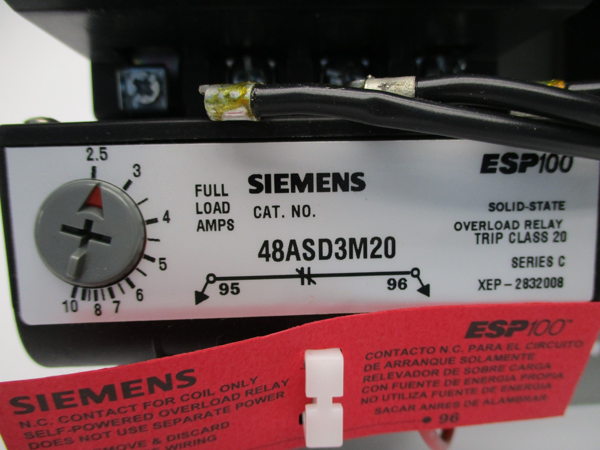 SIEMENS 22DS+32A SER. C 48ASD3M20 NSNP