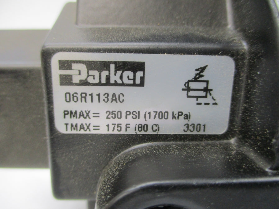 PARKER 06R113AC 250PSI 1/4" NSMP