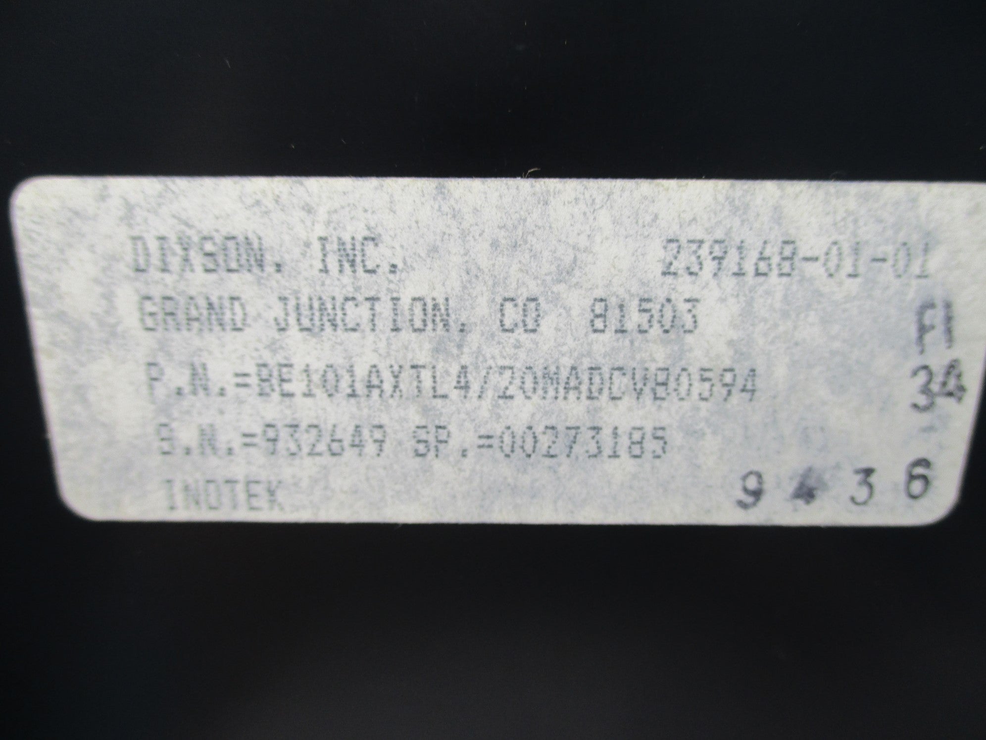 DIXSON BE101AXTL4/20MADCV80594 NSNP