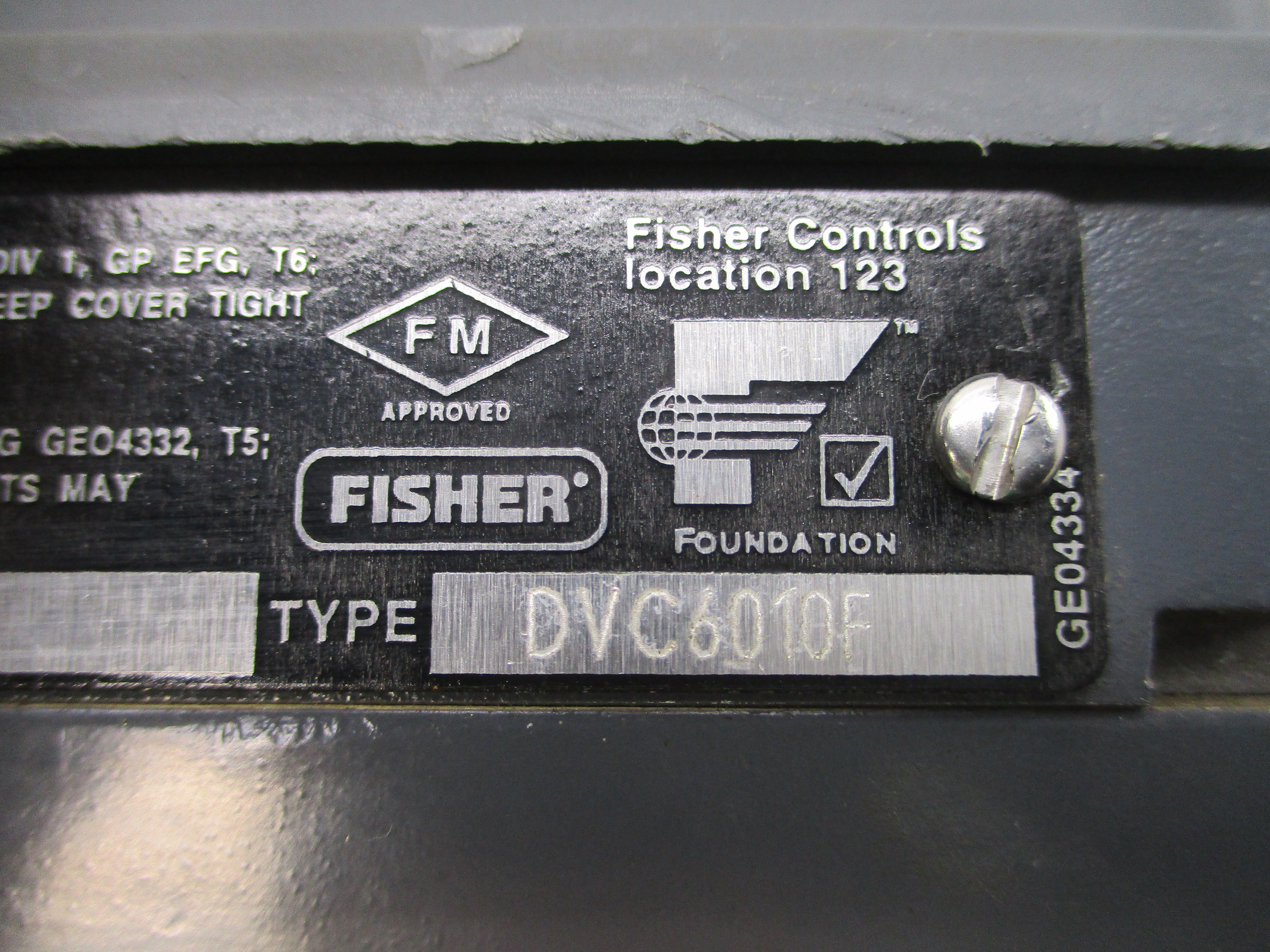 FISHER DVC6010F 30VDC UNMP