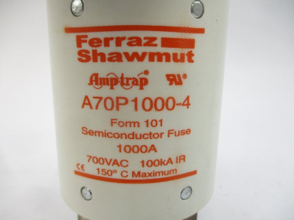 FERRAZ SHAWMUT A70P1000-4 700VAC 1000A NSMP