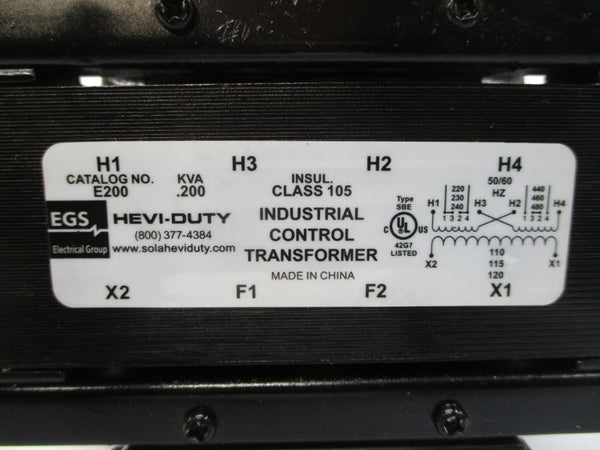 HEVI-DUTY E200 240/480V NSMP