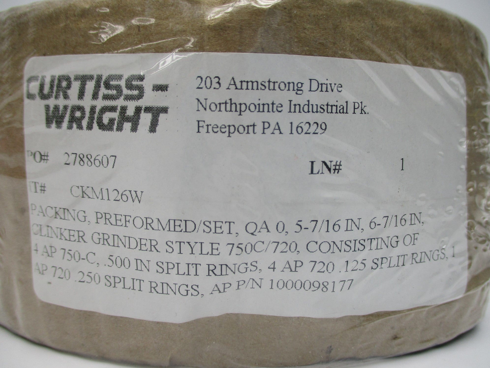 CURTISS-WRIGHT 1000098177 (PKG OF 4) NSMP