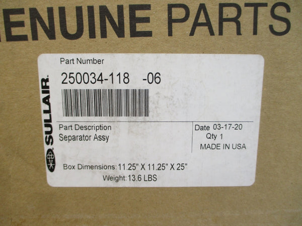 SULLAIR 250034-118-06 NSMP