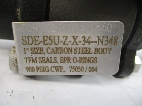 PBM SDE-E5U-Z-X-34-N348 900PSI 1" NSNP