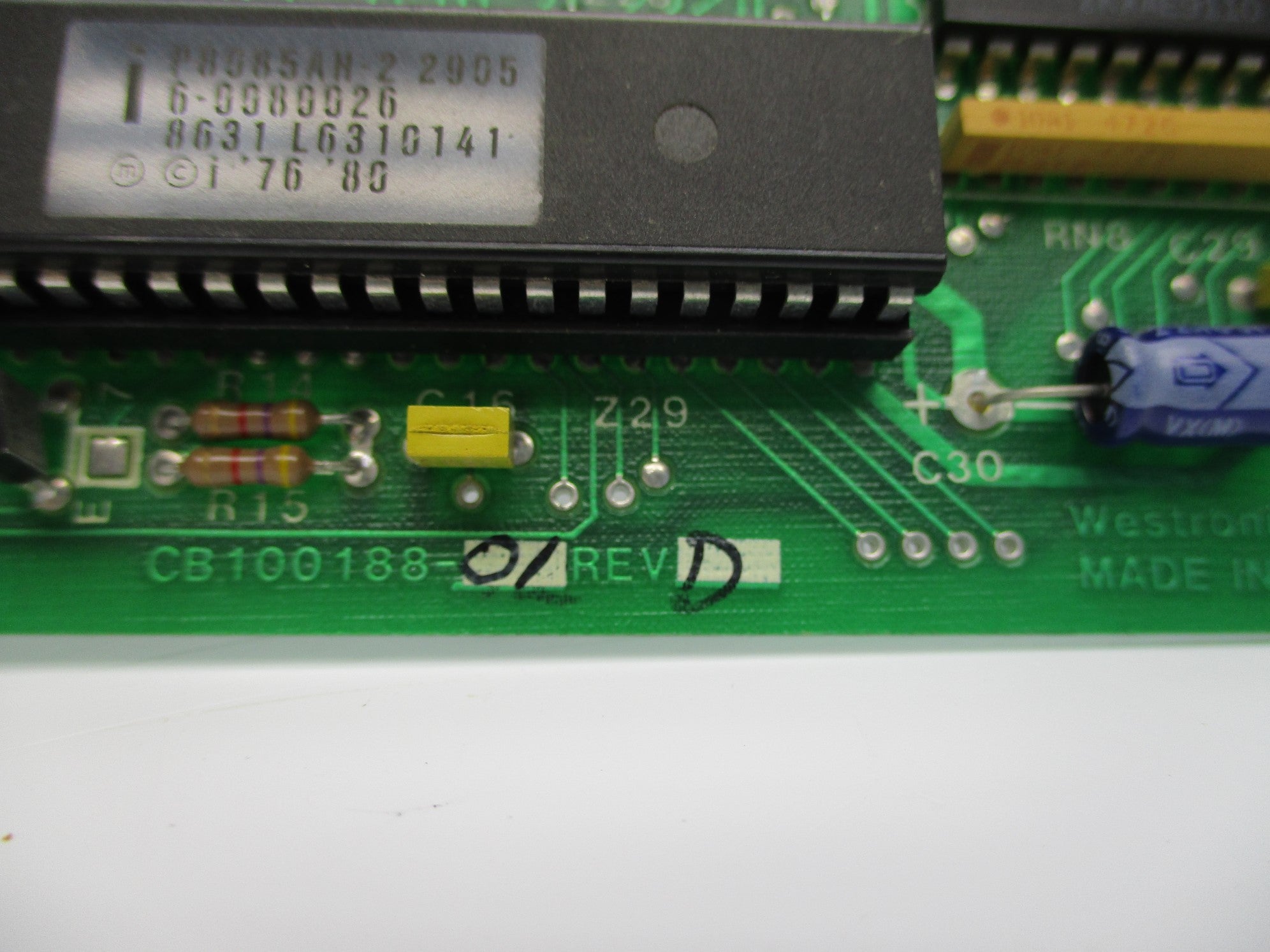 WESTRONICS CB100188-01 REV. D UNMP