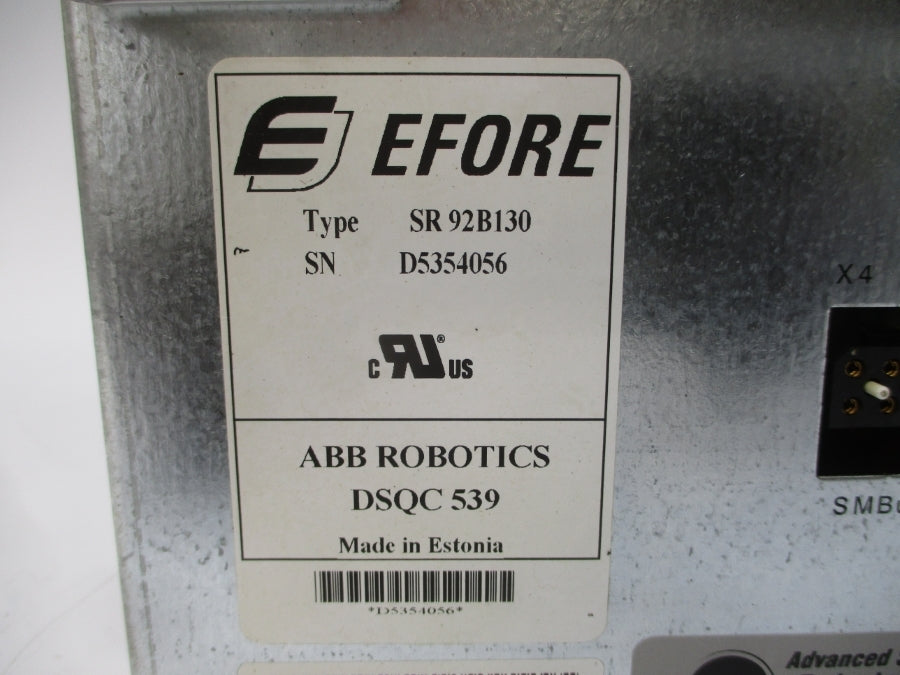 EFORE SR92B130 DSQC539 230VAC 8.7A NSNP