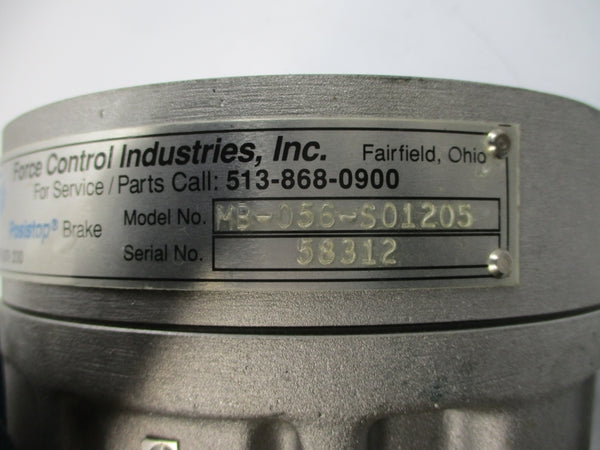 FORCE CONTROL INDUSTRIES MB-056-S01205 UNMP