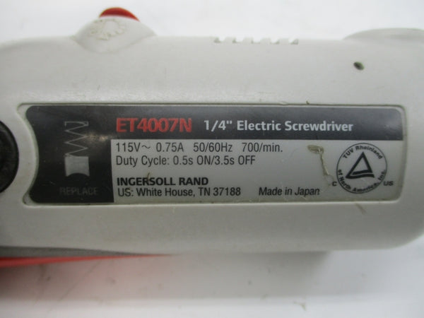 INGERSOLL RAND ET4007N 115V 0.75A 0.5/3.5S 1/4" NSNP