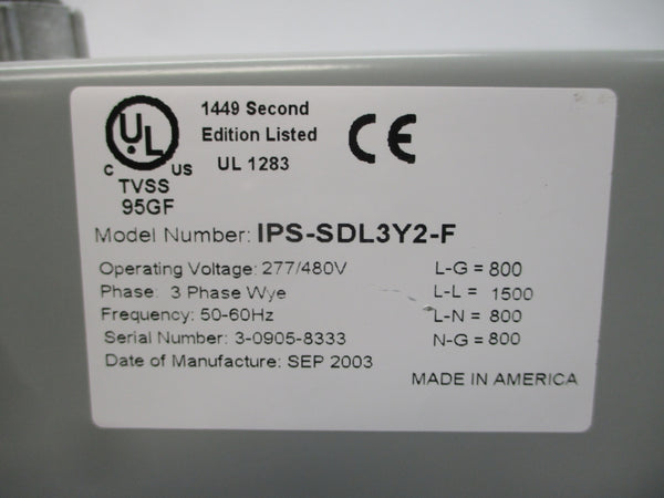 TRANSFORMER BOX IPS-SDL3Y2-F 277/480V NSNP