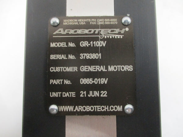 AROBOTECH GR-1100V 0665-019V 150-400PSI NSNP