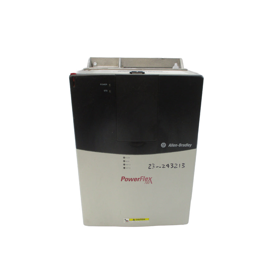 ALLEN BRADLEY 20BE022A0AYNANC0 SER. B F/W 10.001 475-632VAC 22A UNMP