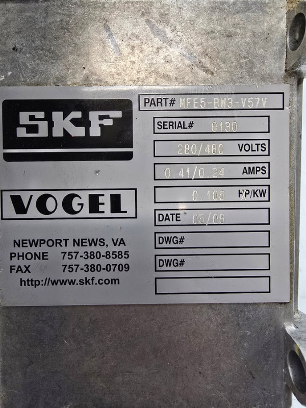 SKF MFE5-BW3-V57V 280/480V 0.41/0.24A UNMP