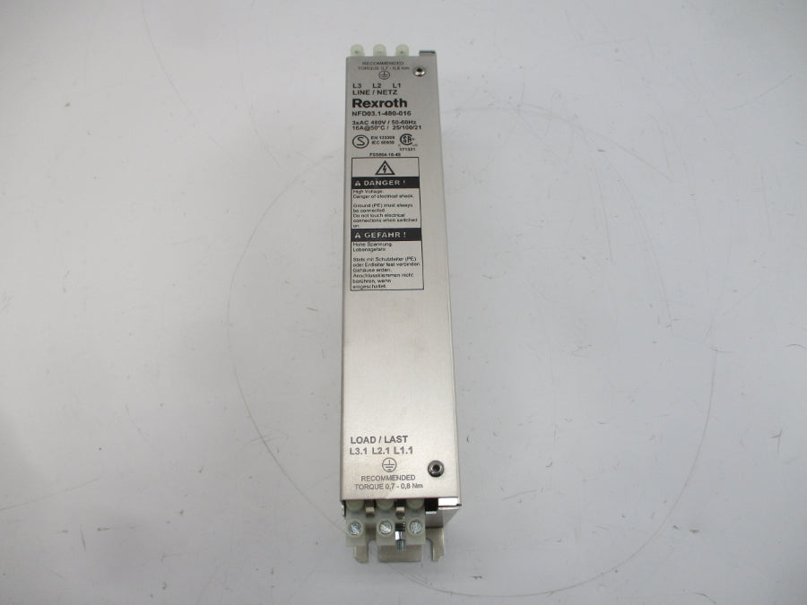 REXROTH NFD03.1-480-016 R911286918 480VAC 16A NSMP