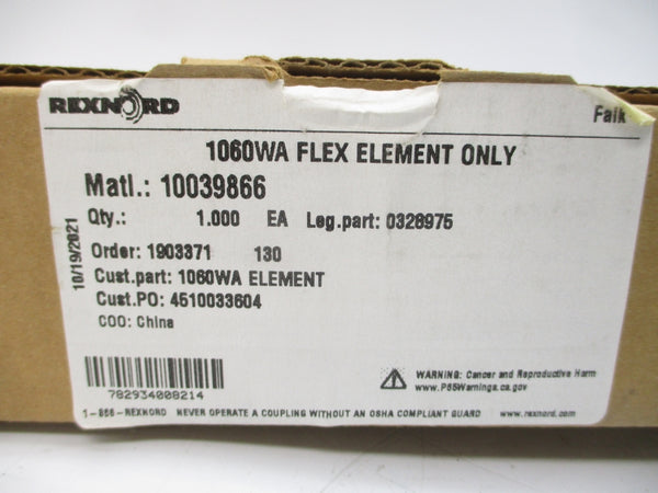 REXNORD 10039866 0328975 1060WA NSMP