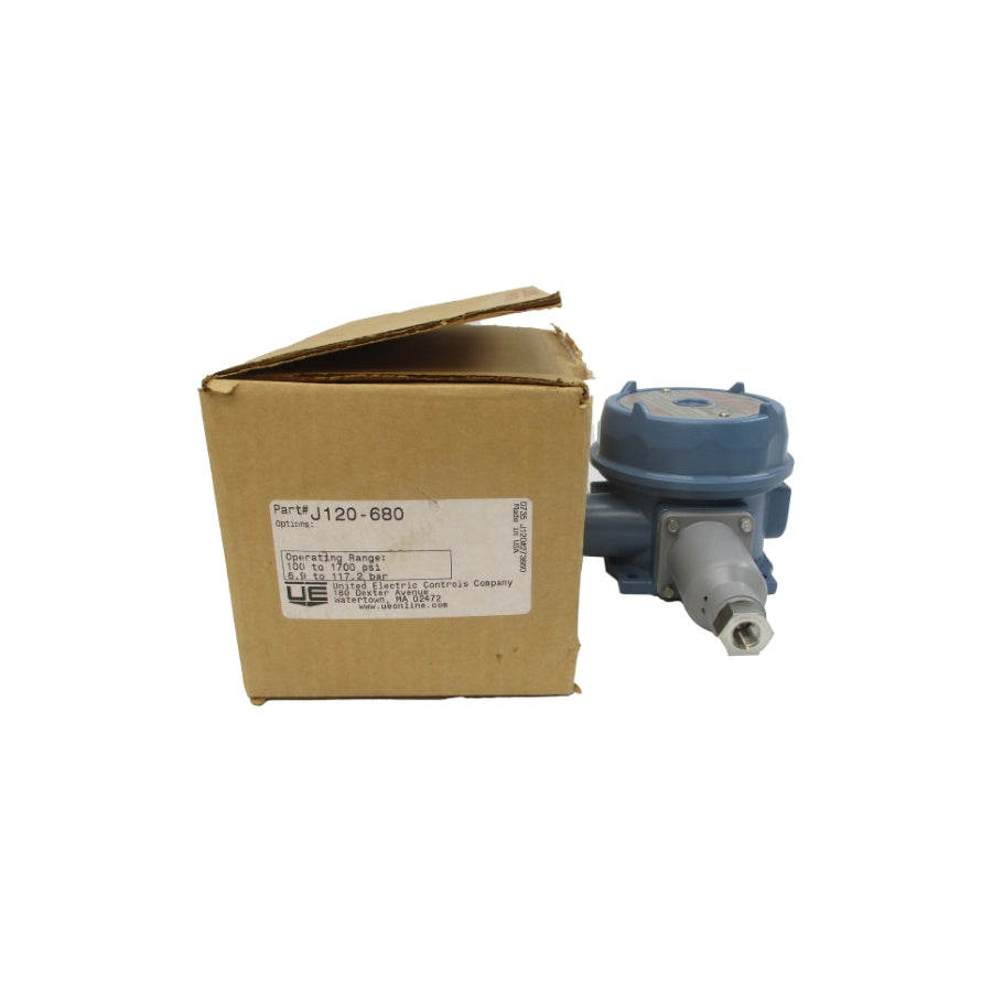 UNITED ELECTRIC J120-680 480VAC 15A 100-1700PSI NSMP