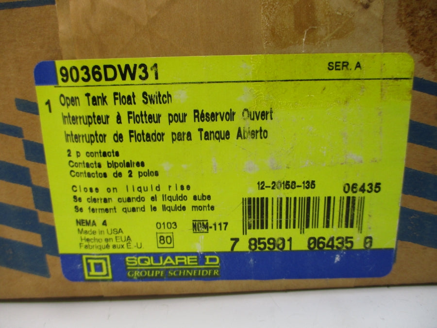 SQUARE D 9036DW31 SER. A 460-575V NSMP