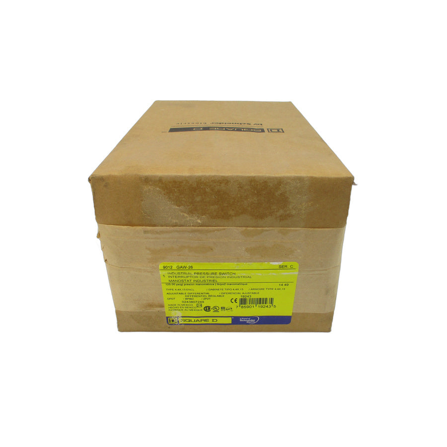 SQUARE D 9012GAW26 SER. C 125PSI NSFS