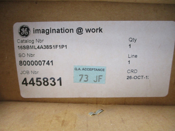 GENERAL ELECTRIC 16SBML4A38S1F1P1 NSMP