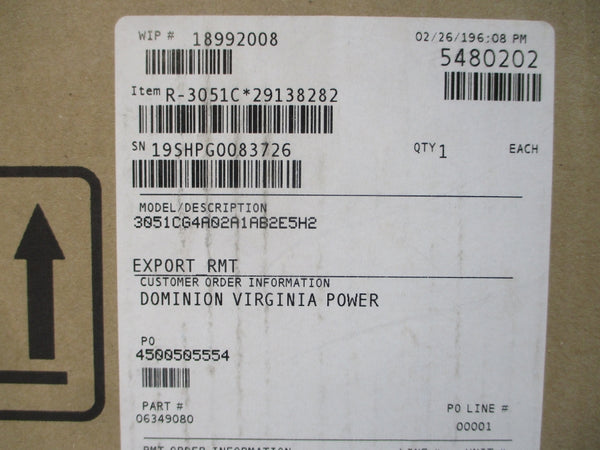 ROSEMOUNT 3051CG4A02A1AB2E5H2 10.5-42.4VDC 300PSI NSMP