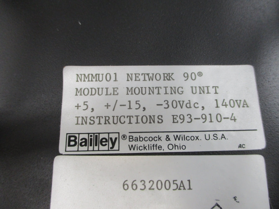 BAILEY NMMU01 30VDC UNMP