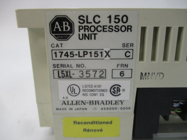INDUSTRIAL SPARE PART 1745-LP151X SER. C F/W 6 85-132VAC 1.0A NSNP