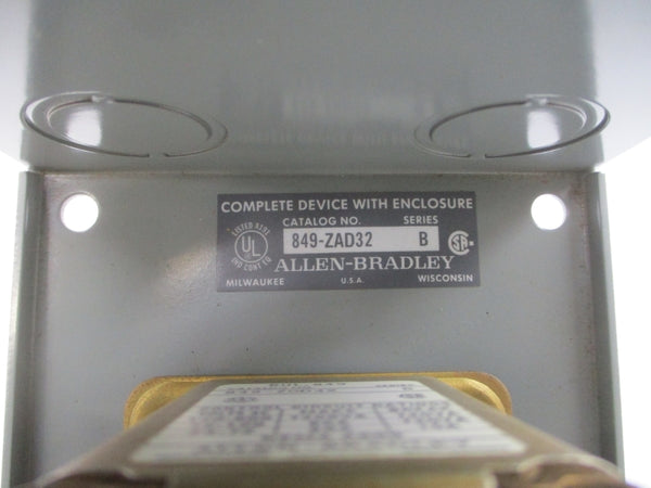 INDUSTRIAL SPARE PART 849-ZAD32 SER. B 110/120V 60A (MISSING COVER) (BR/YL) NSMP