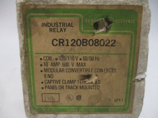 GENERAL ELECTRIC CR120B08022 110/120V 10A NSMP