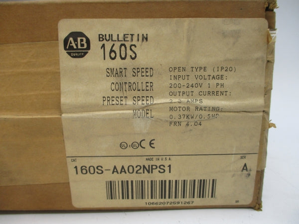 INDUSTRIAL SPARE PART 160S-AA02NPS1 SER. A 200-240V 4.3A (BR/WH) NSMP