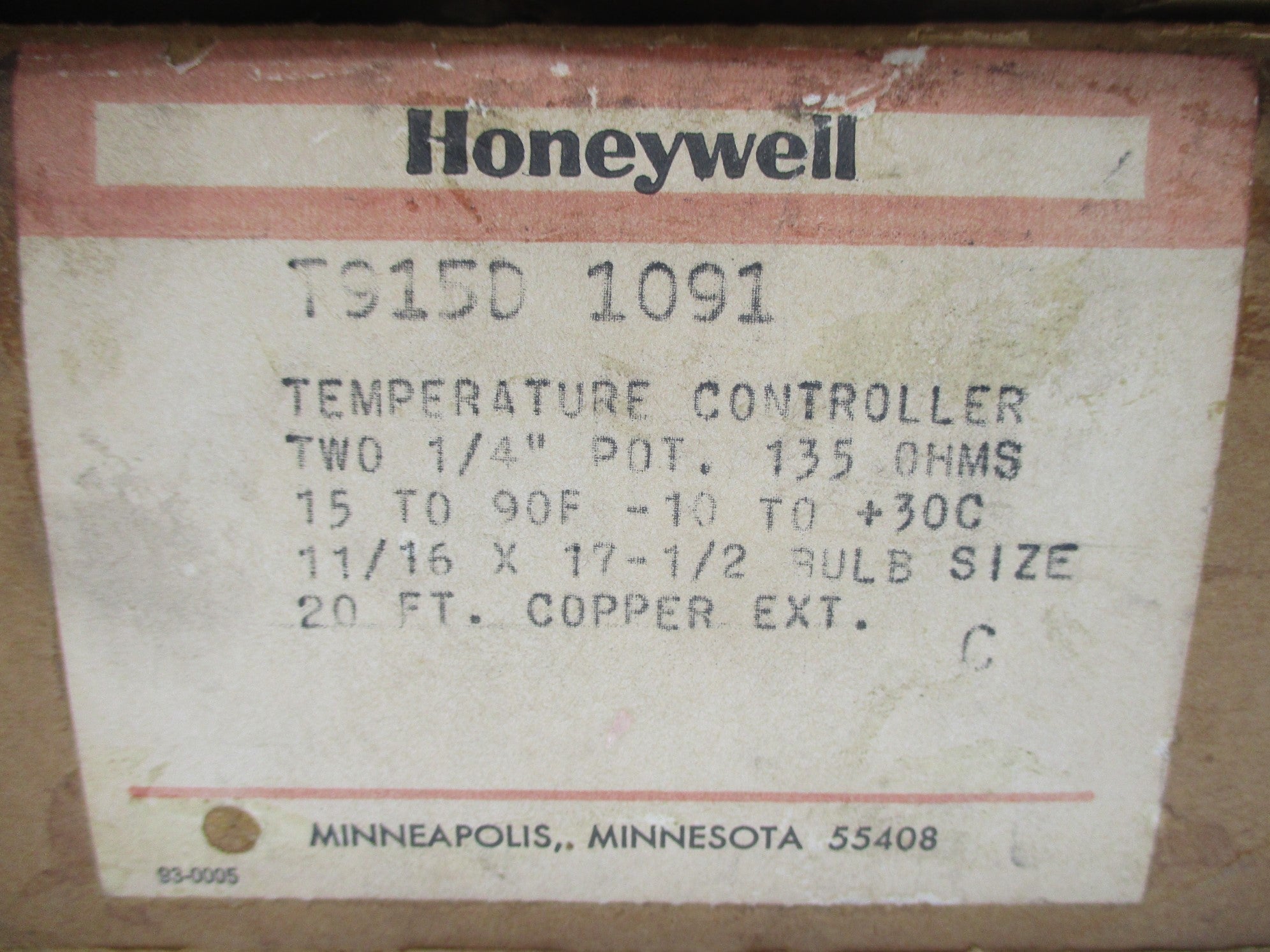 HONEYWELL T915D1091 NSMP