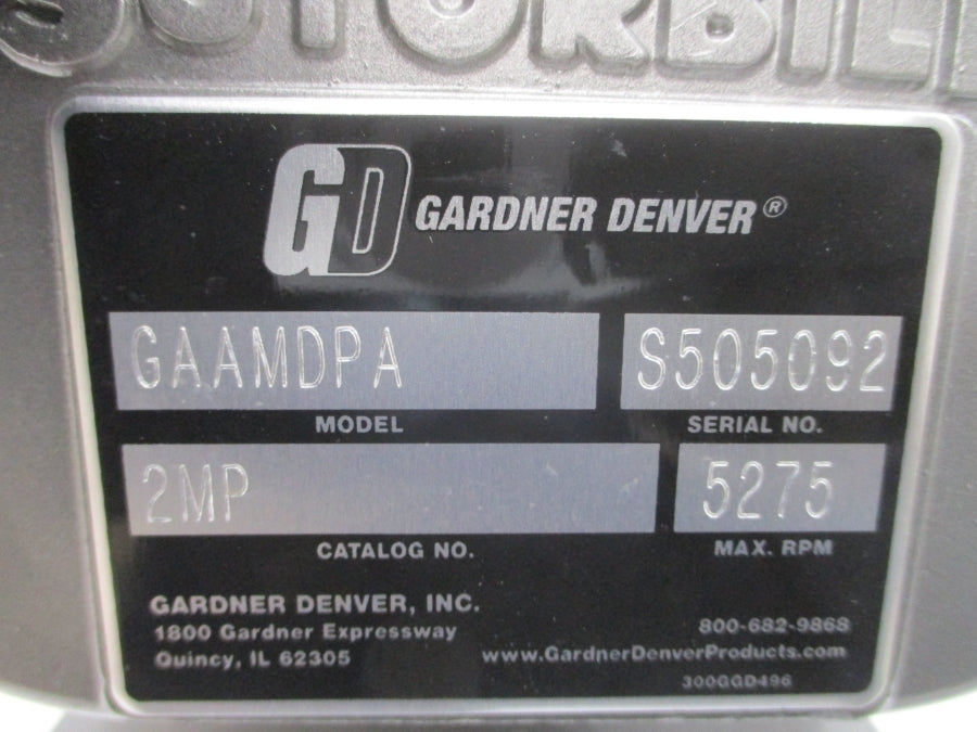 GARDNER DENVER GAAMDPA 2MP NSNP