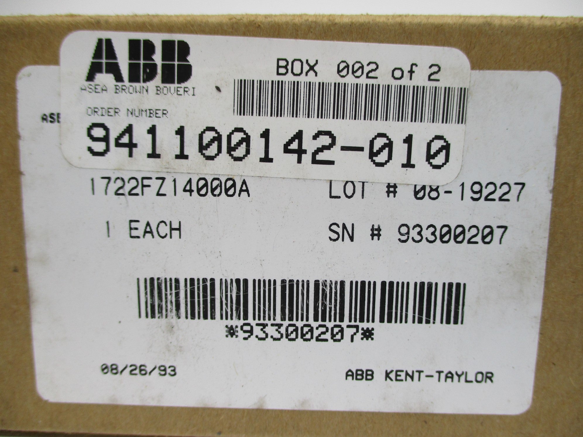ABB 1722FZ14000A NSMP