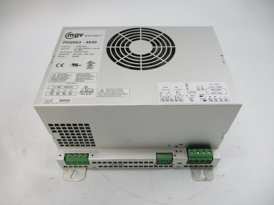 MGV PH2003-4840 14.5940.205 380-500VAC 8A NSMP