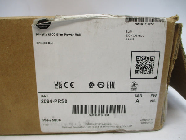 INDUSTRIAL SPARE PART 2094-PRS8 SER. A 230VAC 70A NSMP
